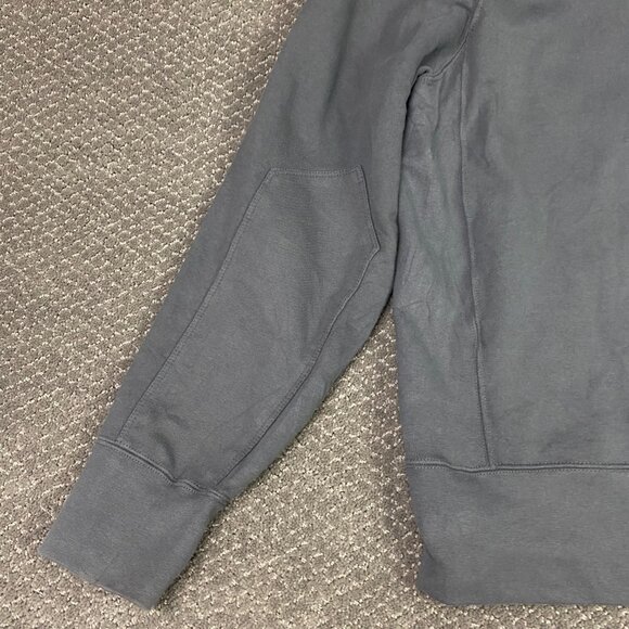 American Giant Jacket Sweatshirt Men's XL Gray Moto Full Zip Sweater Made in USA - Picture 9 of 15